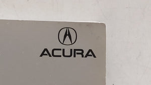 2001 Acura Mdx Owners Manual Book Guide OEM Used Auto Parts