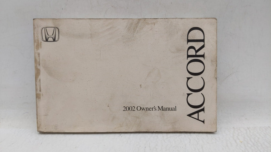 2002 Honda Accord Owners Manual Book Guide OEM Used Auto Parts