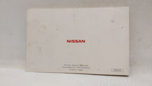 2007 Nissan Murano Owners Manual Book Guide OEM Used Auto Parts