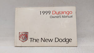 1999 Dodge Durango Owners Manual Book Guide OEM Used Auto Parts - Oemusedautoparts1.com