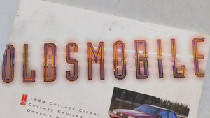 1994 Oldsmobile Cutlass Ciera Owners Manual Book Guide OEM Used Auto Parts - Oemusedautoparts1.com