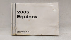 2005 Chevrolet Equinox Owners Manual Book Guide OEM Used Auto Parts