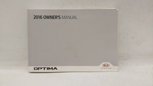 2016 Kia Optima Owners Manual Book Guide OEM Used Auto Parts
