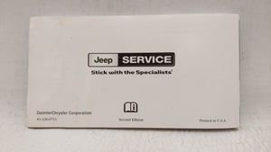 2007 Jeep Compass Owners Manual Book Guide OEM Used Auto Parts