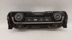 2016-2018 Honda Civic Climate Control Module Temperature AC/Heater Replacement P/N:79600TGGA610M1 79600-TBA-C410-M1 Fits OEM Used Auto Parts - Oemusedautoparts1.com