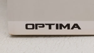 2015 Kia Optima Owners Manual Book Guide OEM Used Auto Parts