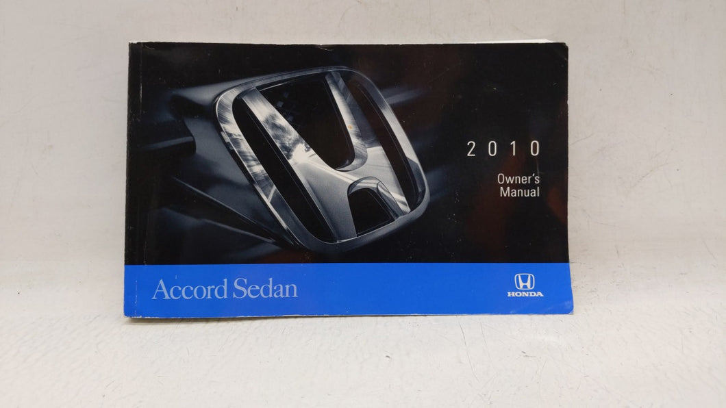 2010 Honda Accord Owners Manual Book Guide OEM Used Auto Parts