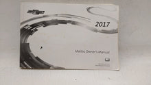 2017 Chevrolet Malibu Owners Manual Book Guide OEM Used Auto Parts