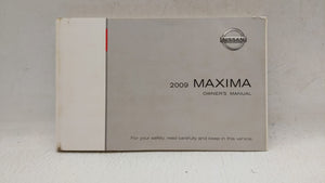 2009 Nissan Maxima Owners Manual Book Guide OEM Used Auto Parts