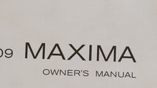 2009 Nissan Maxima Owners Manual Book Guide OEM Used Auto Parts