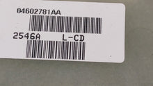 2006-2010 Chrysler 300 Master Power Window Switch Replacement Driver Side Left P/N:04602781AA 56040694AD Fits OEM Used Auto Parts - Oemusedautoparts1.com