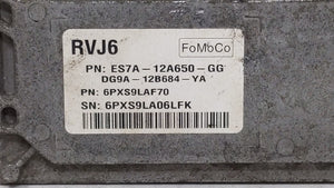 2015 Ford Fusion PCM Engine Computer ECU ECM PCU OEM P/N:ES7A-12A650-GG GS7A-12A650-XB Fits 2014 2016 OEM Used Auto Parts