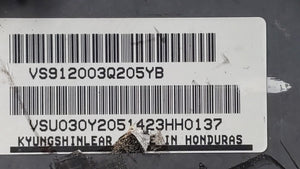 2011-2014 Hyundai Sonata Fusebox Fuse Box Panel Relay Module P/N:VS912003Q071MG VSQFHE2370F0175 Fits 2011 2012 2013 2014 OEM Used Auto Parts - Oemusedautoparts1.com