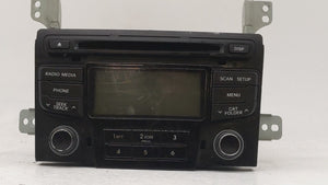 2012-2014 Hyundai Sonata Radio AM FM Cd Player Receiver Replacement P/N:96180-3Q700 Fits 2012 2013 2014 OEM Used Auto Parts - Oemusedautoparts1.com