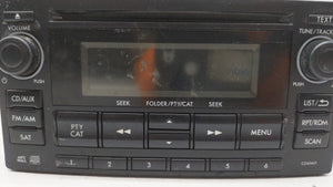 2011-2014 Subaru Impreza Radio AM FM Cd Player Receiver Replacement P/N:86201SC430 86201FG620 Fits 2011 2012 2013 2014 OEM Used Auto Parts - Oemusedautoparts1.com