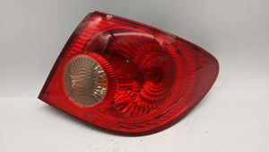 2003-2008 Toyota Corolla Tail Light Assembly Passenger Right OEM Fits 2003 2004 2005 2006 2007 2008 OEM Used Auto Parts