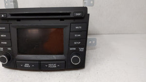 2014-2015 Hyundai Sonata Radio AM FM Cd Player Receiver Replacement P/N:96180-3Q8504X 96180-3Q8004X Fits 2014 2015 OEM Used Auto Parts - Oemusedautoparts1.com