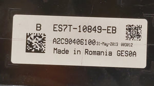 2014 Ford Fusion Instrument Cluster Speedometer Gauges P/N:ES7T-10849-EA ES7T-10849-EC Fits 2015 OEM Used Auto Parts - Oemusedautoparts1.com