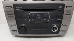 2011-2013 Mazda 6 Radio AM FM Cd Player Receiver Replacement P/N:GEG4 66 9RX Fits 2011 2012 2013 OEM Used Auto Parts - Oemusedautoparts1.com