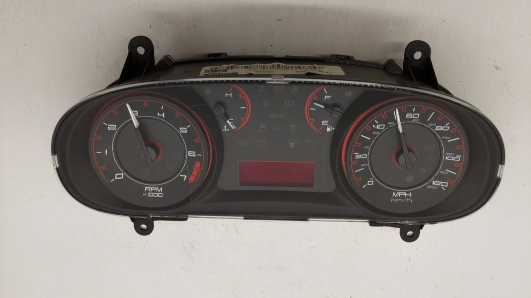 2013 Dodge Dart Instrument Cluster Speedometer Gauges P/N:56054660AA 05091892AC Fits OEM Used Auto Parts - Oemusedautoparts1.com