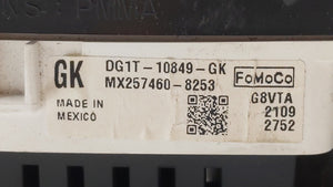 2013 Ford Taurus Instrument Cluster Speedometer Gauges P/N:DG1T-10849-GK DG1T-10849-GM Fits OEM Used Auto Parts - Oemusedautoparts1.com