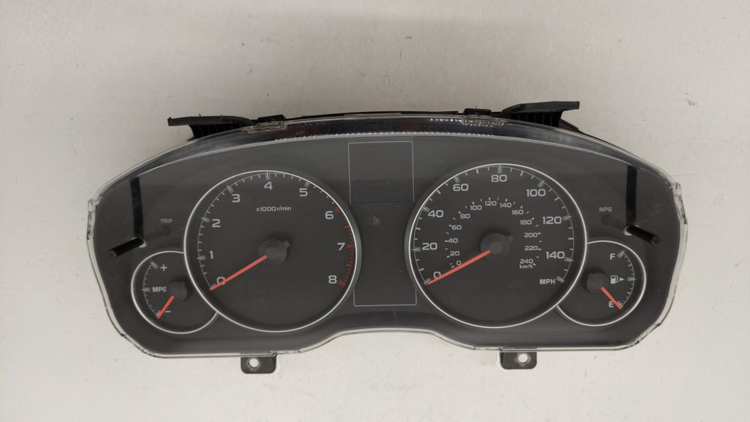 2013-2014 Subaru Legacy Instrument Cluster Speedometer Gauges P/N:85004AJ01A Fits 2013 2014 OEM Used Auto Parts - Oemusedautoparts1.com