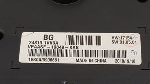 2011-2012 Nissan Rogue Instrument Cluster Speedometer Gauges P/N:24810-1VX5A 24810 1VK0A Fits 2011 2012 OEM Used Auto Parts - Oemusedautoparts1.com