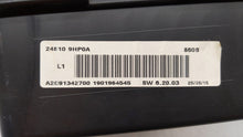 2015 Nissan Altima Instrument Cluster Speedometer Gauges P/N:24810 9HP0A B4 24810 9HP0A Fits OEM Used Auto Parts - Oemusedautoparts1.com