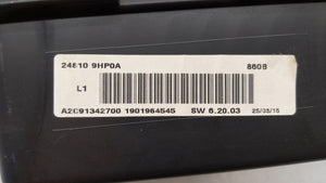 2015 Nissan Altima Instrument Cluster Speedometer Gauges P/N:24810 9HP0A B4 24810 9HP0A Fits OEM Used Auto Parts - Oemusedautoparts1.com