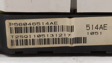 2011-2014 Chrysler 200 Instrument Cluster Speedometer Gauges P/N:P56046514AE P56046512AH Fits 2011 2012 2013 2014 OEM Used Auto Parts - Oemusedautoparts1.com