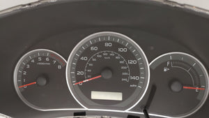 2008 Subaru Impreza Instrument Cluster Speedometer Gauges P/N:85002FG120 Fits OEM Used Auto Parts - Oemusedautoparts1.com