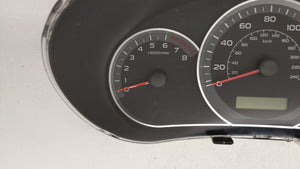 2008 Subaru Impreza Instrument Cluster Speedometer Gauges P/N:85002FG120 Fits OEM Used Auto Parts - Oemusedautoparts1.com