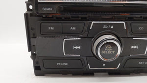 2013-2015 Honda Civic Radio AM FM Cd Player Receiver Replacement P/N:39100-TR3-A314-M1 39100-TS8-L314-M1 Fits 2013 2014 2015 OEM Used Auto Parts - Oemusedautoparts1.com