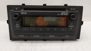 2012-2014 Toyota Prius C Radio AM FM Cd Player Receiver Replacement P/N:86120-52D10 Fits 2012 2013 2014 OEM Used Auto Parts