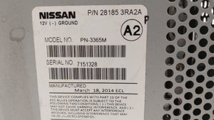 2013-2014 Nissan Sentra Radio AM FM Cd Player Receiver Replacement P/N:28185-3RA2A 28185-3RA2B Fits 2013 2014 OEM Used Auto Parts - Oemusedautoparts1.com