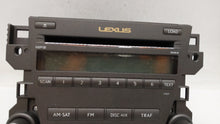 2007-2009 Lexus Es350 Radio AM FM Cd Player Receiver Replacement P/N:86120-33720-1 86120-33720 Fits 2007 2008 2009 OEM Used Auto Parts - Oemusedautoparts1.com