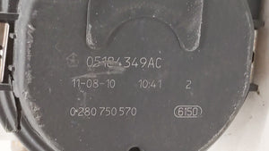 2011-2016 Chrysler Town & Country Throttle Body P/N:05184349AB 05184349AE Fits 2011 2012 2013 2014 2015 2016 2017 2018 2019 OEM Used Auto Parts - Oemusedautoparts1.com