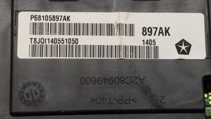 2015 Chrysler 200 Instrument Cluster Speedometer Gauges P/N:P68105897AI P68105897AK Fits OEM Used Auto Parts - Oemusedautoparts1.com