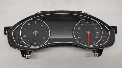 2014-2015 Audi A6 Instrument Cluster Speedometer Gauges P/N:4G8 920 984 K Fits 2014 2015 OEM Used Auto Parts - Oemusedautoparts1.com