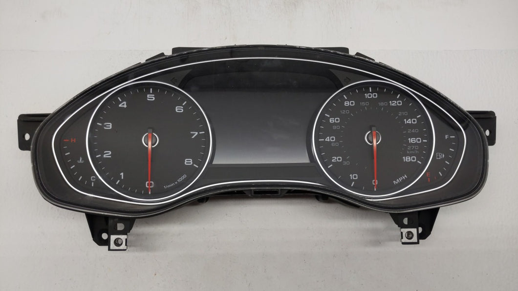 2014-2015 Audi A6 Instrument Cluster Speedometer Gauges P/N:4G8 920 984 K Fits 2014 2015 OEM Used Auto Parts