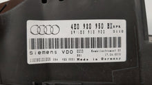 2003-2004 Audi A8 Instrument Cluster Speedometer Gauges P/N:4E0920950BX 4E0 920 950 BX Fits 2003 2004 OEM Used Auto Parts