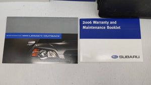 2006 Subaru Legacy Owners Manual Book Guide OEM Used Auto Parts