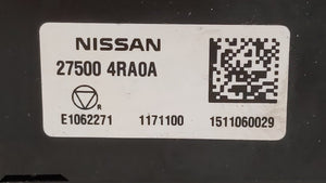 2016-2019 Nissan Maxima Climate Control Module Temperature AC/Heater Replacement P/N:27500 4RA0A Fits 2016 2017 2018 2019 OEM Used Auto Parts - Oemusedautoparts1.com