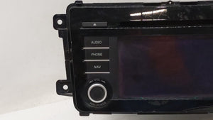 2013-2014 Mazda Cx-9 Radio AM FM Cd Player Receiver Replacement P/N:TK22 66 DV0A TK22 66 DV0 Fits 2013 2014 OEM Used Auto Parts - Oemusedautoparts1.com