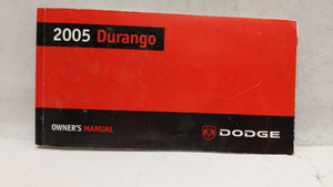 2005 Dodge Durango Owners Manual Book Guide OEM Used Auto Parts