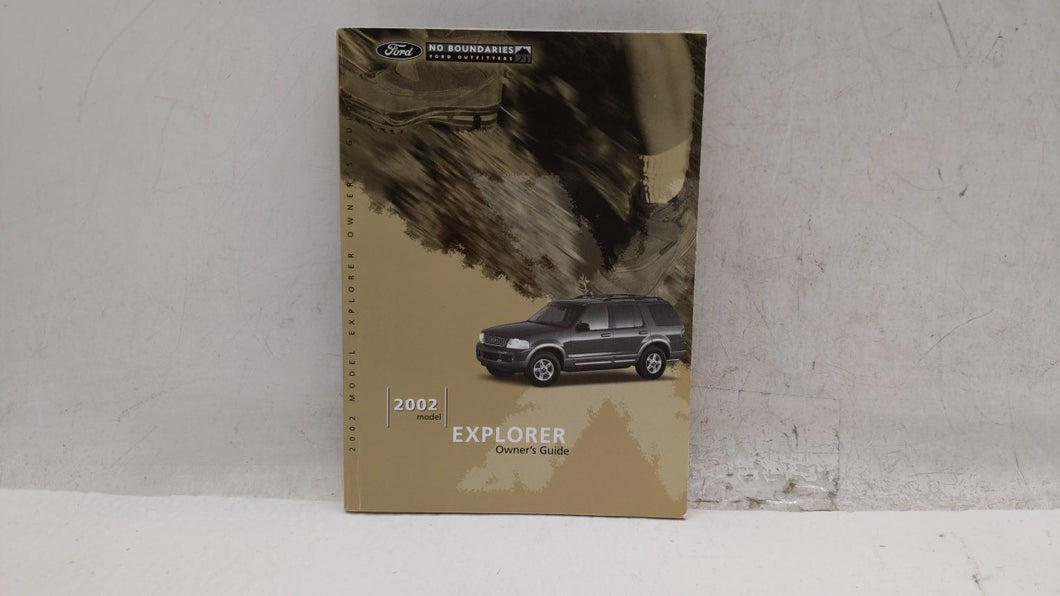 2002 Ford Explorer Owners Manual Book Guide OEM Used Auto Parts