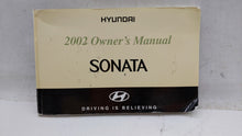 2002 Hyundai Sonata Owners Manual Book Guide OEM Used Auto Parts