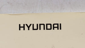 2002 Hyundai Sonata Owners Manual Book Guide OEM Used Auto Parts