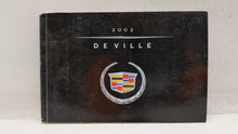 2002 Cadillac Deville Owners Manual Book Guide OEM Used Auto Parts - Oemusedautoparts1.com