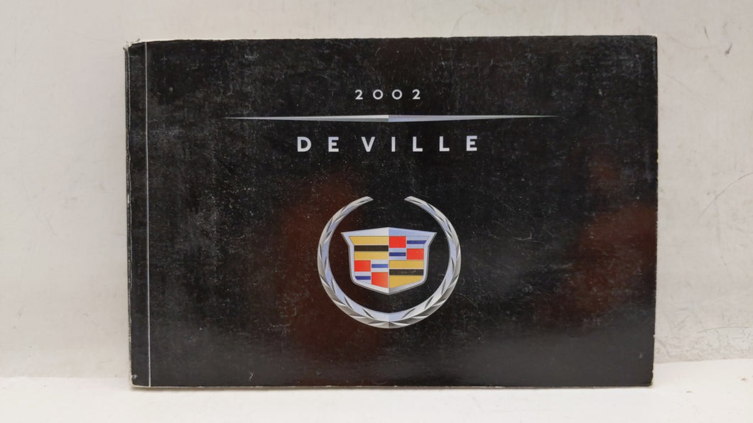 2002 Cadillac Deville Owners Manual Book Guide OEM Used Auto Parts - Oemusedautoparts1.com